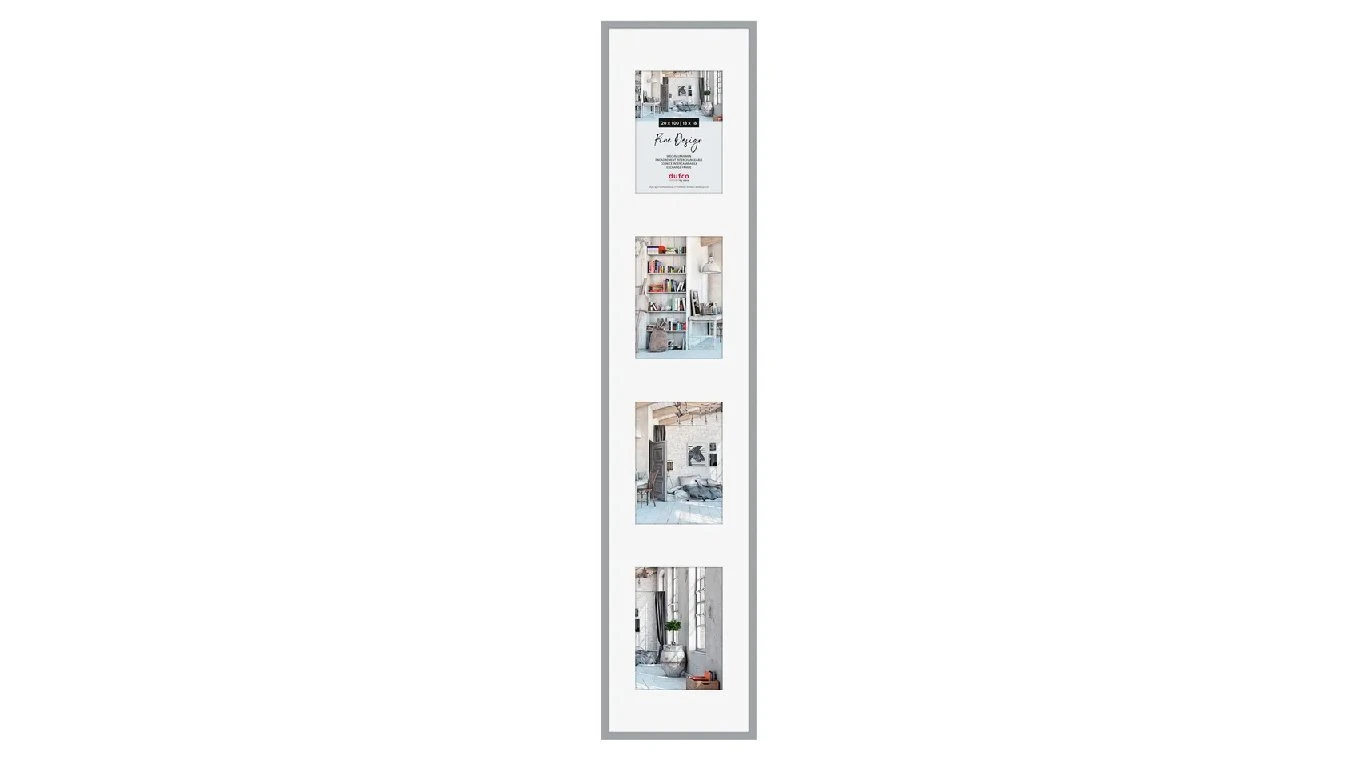 DUFCO "Panorama" Design "Cadre photo aluminium 20 x 100 cm