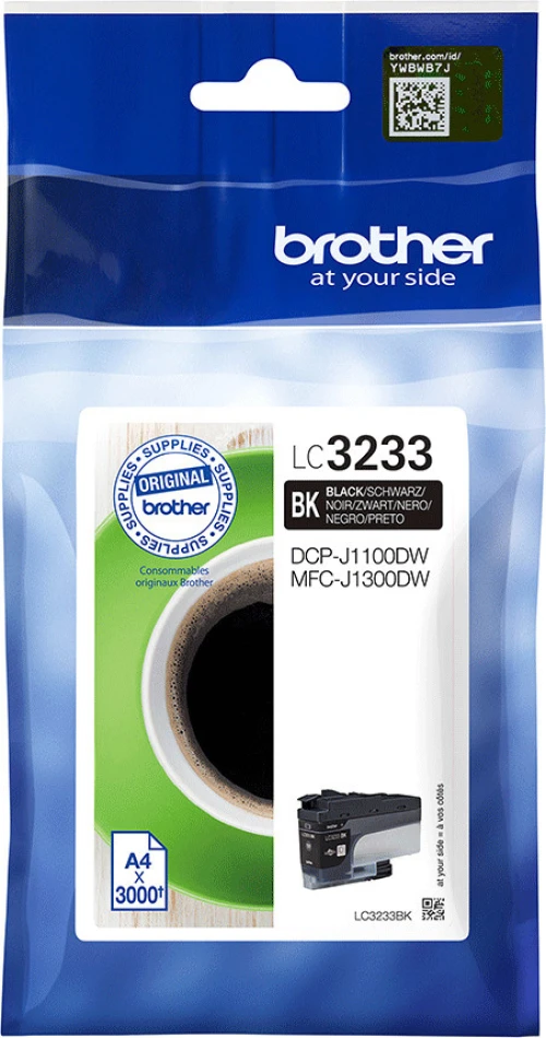 BROTHER LC-3233BK Tintenpatrone schwarz