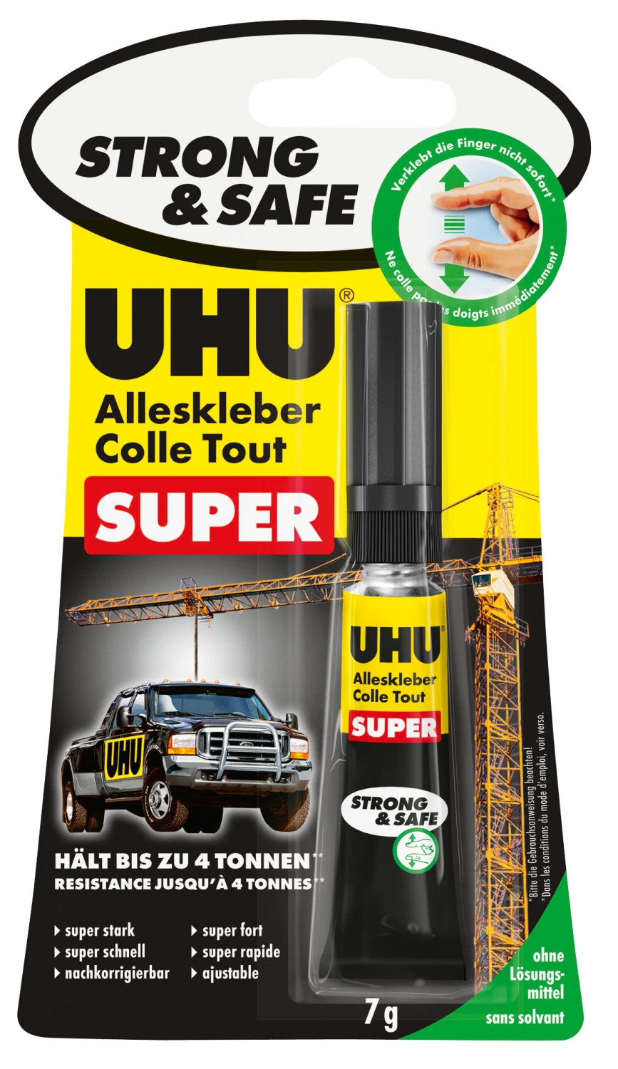 UHU Colle universelle Super fort+sûr 7g