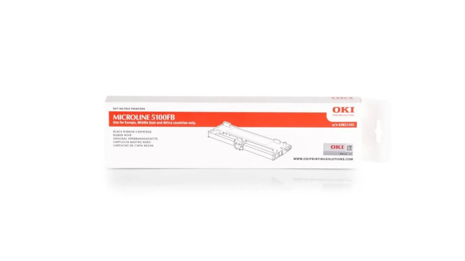 OKI 43821103 Farbband Nylon schwarz