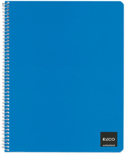 ELCO Cahiers à spirales A5+ avec 50 pages, 70g/m2
