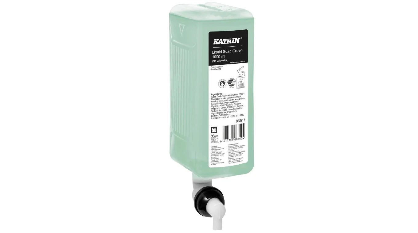 KATRIN Savon liquide Green 6 x 1 L