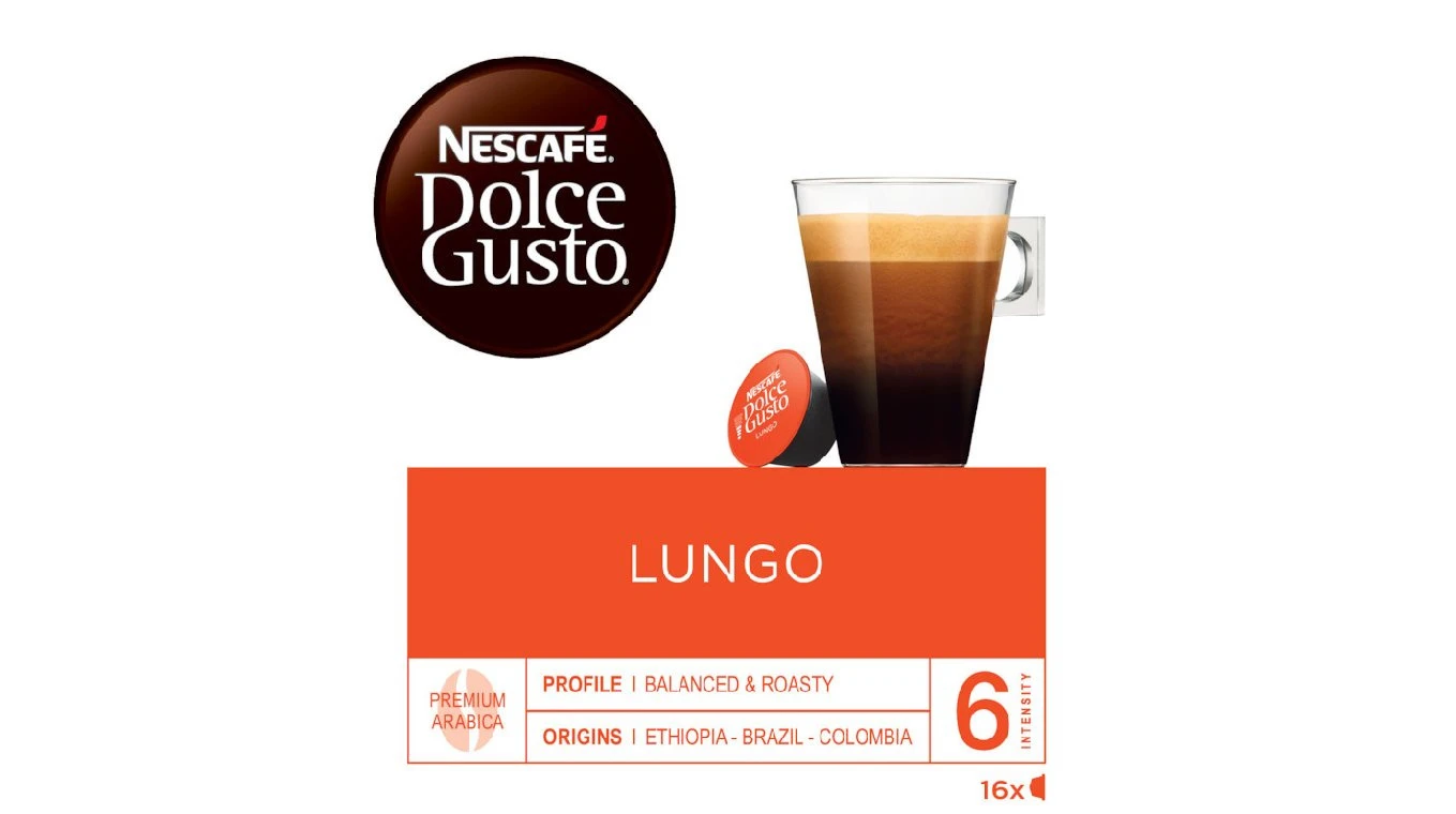 NESCAFÉ DOLCE GUSTO Kaffeekapseln Caffè Lungo 16 Stk.