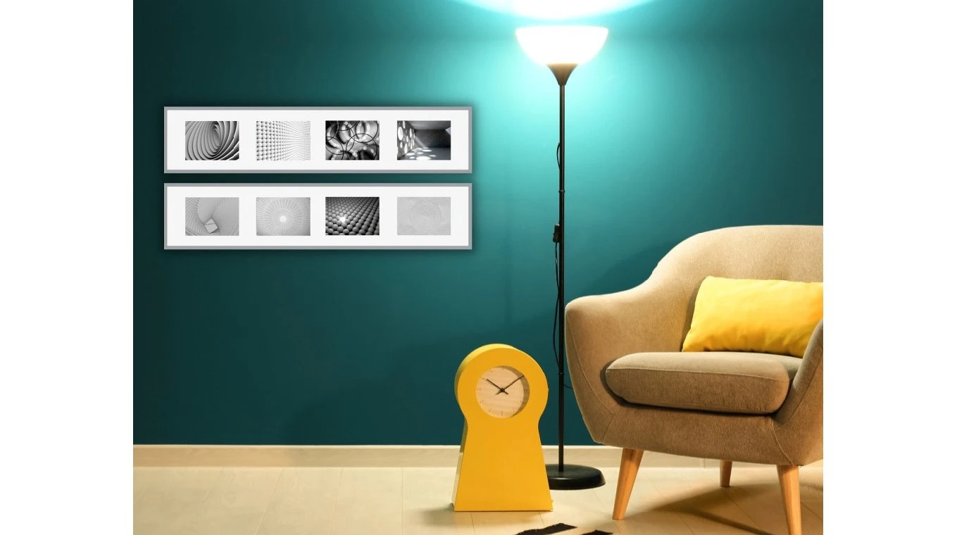 DUFCO "Panorama" Design "Cadre photo aluminium 20 x 100 cm