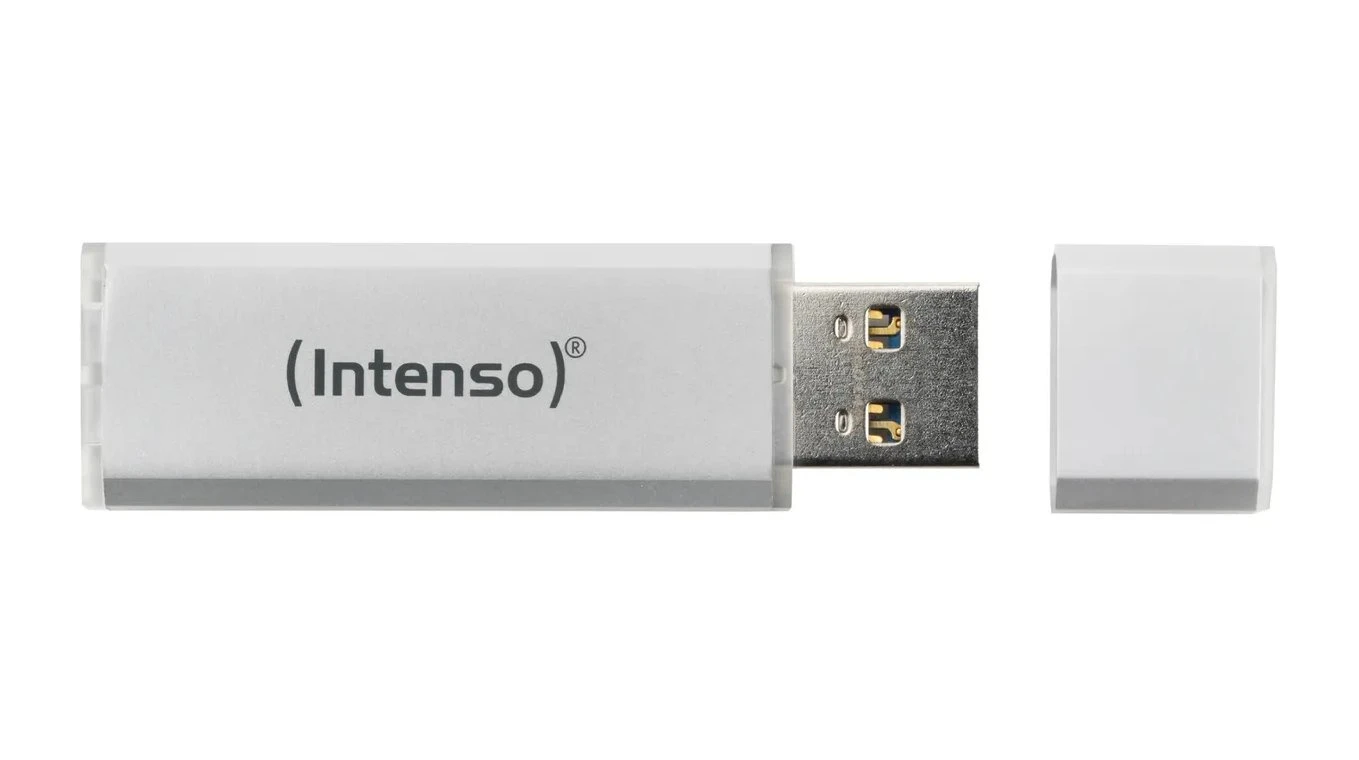 INTENSO USB-Stick Alu Line 16GB USB 2.0 grau