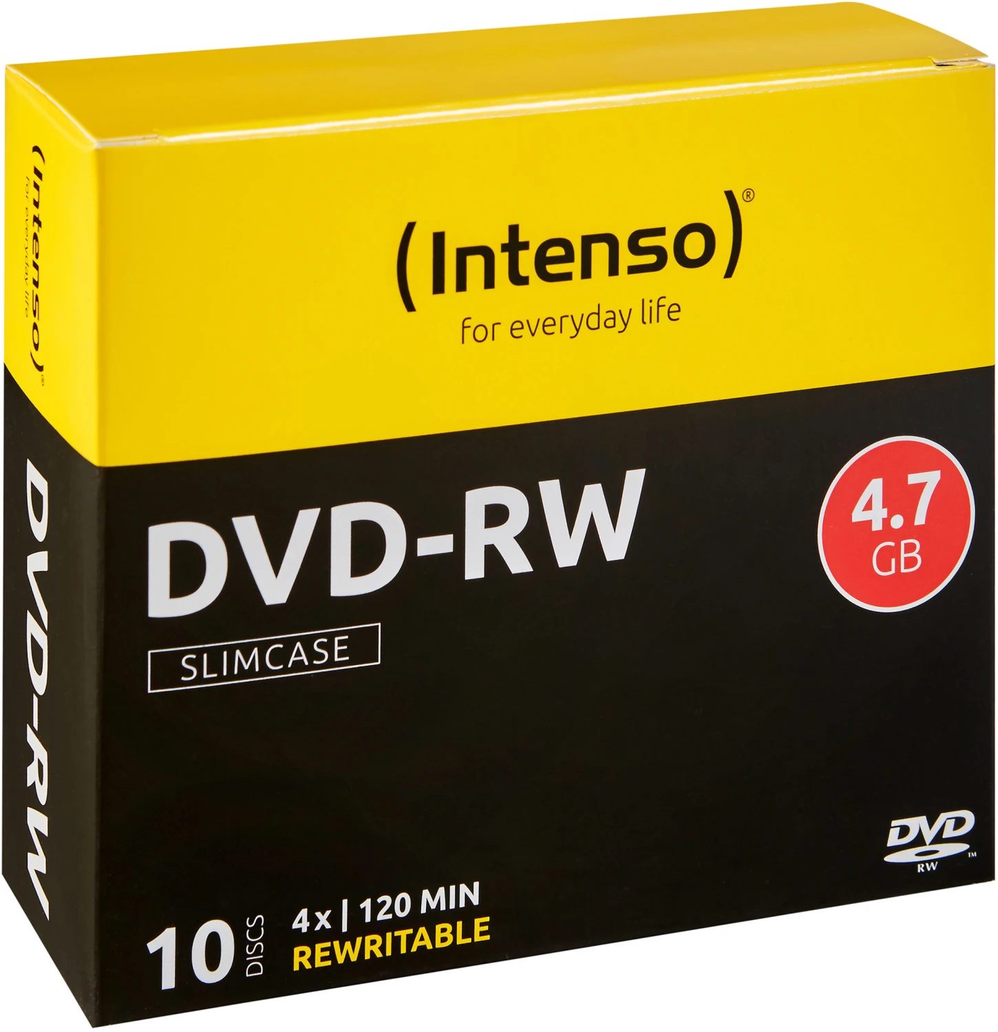 INTENSO DVD-RW Slim 4.7GB - 10 pcs.
