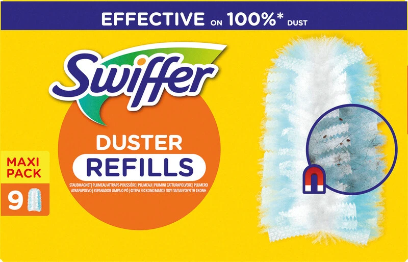 SWIFFER Aimant à poussière Duster recharge 9 plumeaux