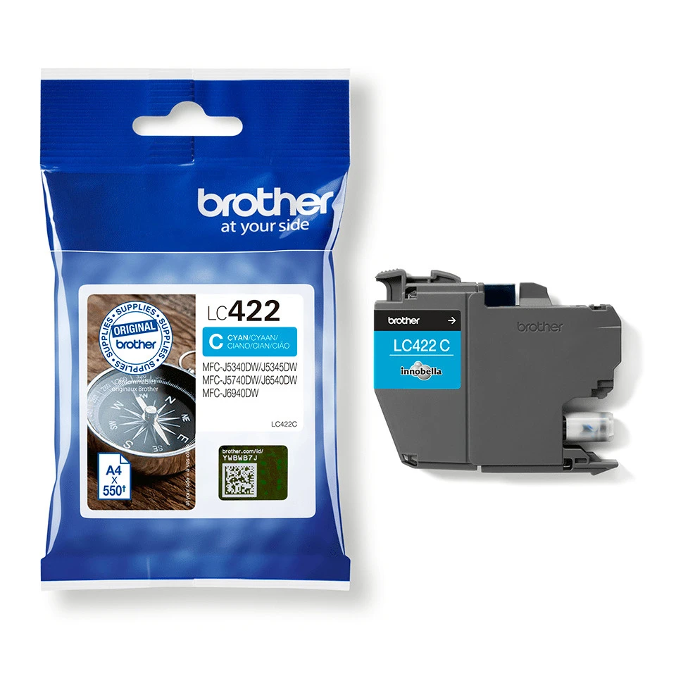 BROTHER LC-422C Cartouche d'encre cyan