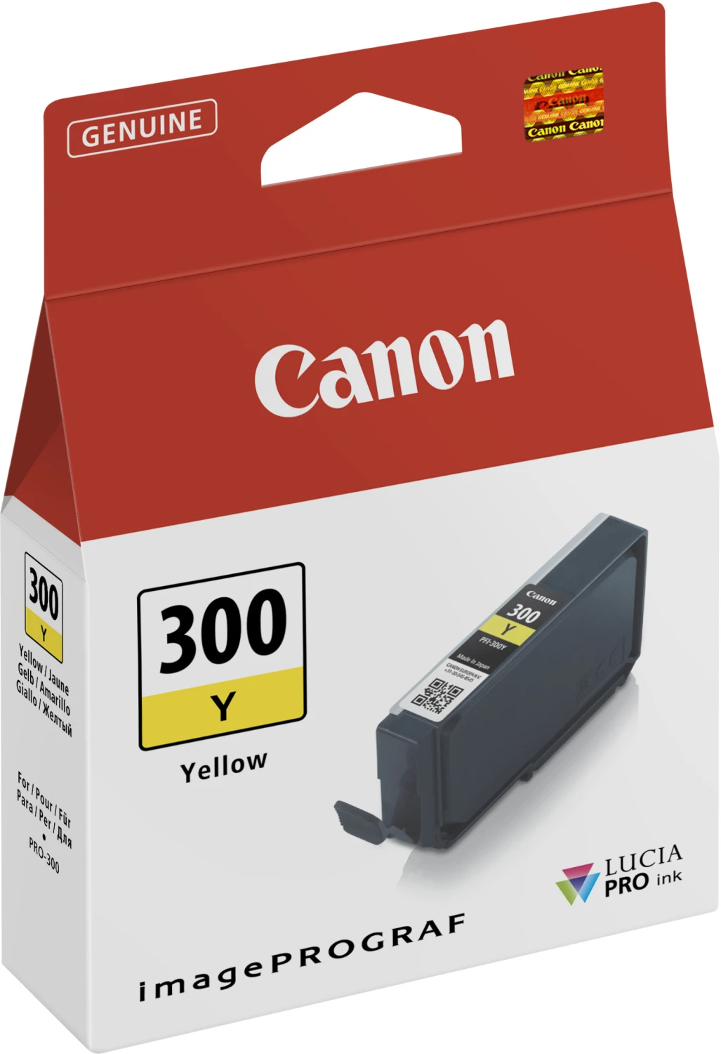 CANON PFI-300Y Cartouche d'encre jaune