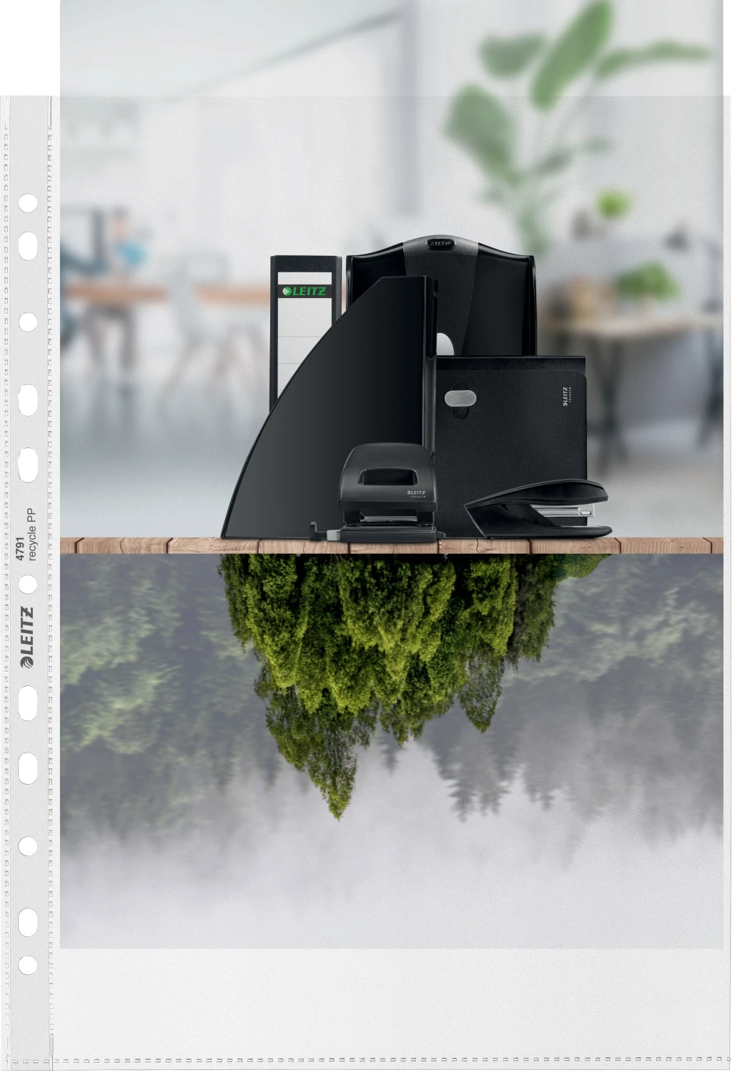 LEITZ Poches prospect. PP Recycle A4, 100 pcs.