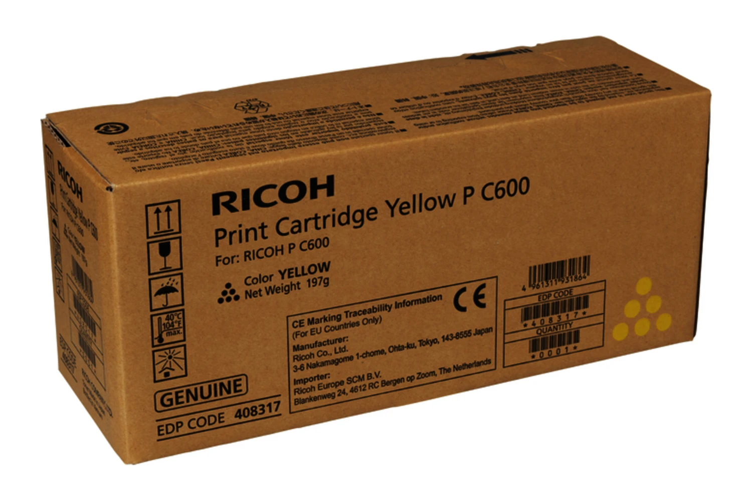 RICOH 408317 Toner gelb