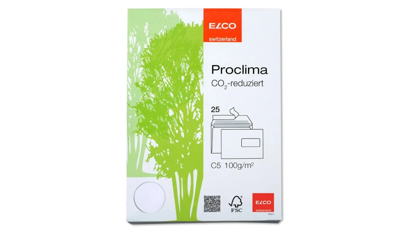 ELCO Enveloppe Proclima C5, fenêtre à droite 25 pcs.
