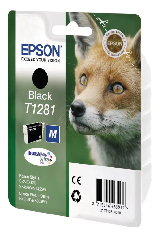 EPSON C13T12814012 Tintenpatrone schwarz