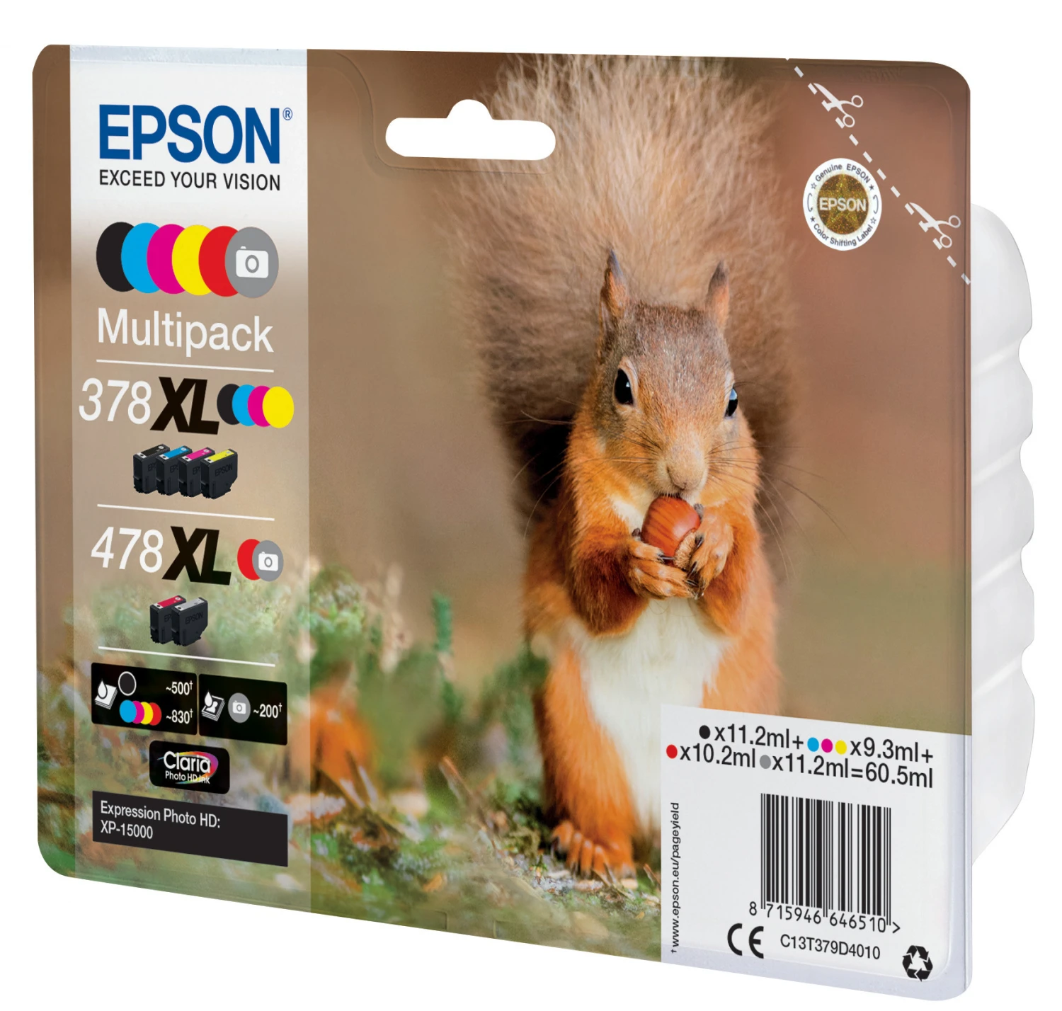 EPSON 478XL 6-color Multipack Tinte