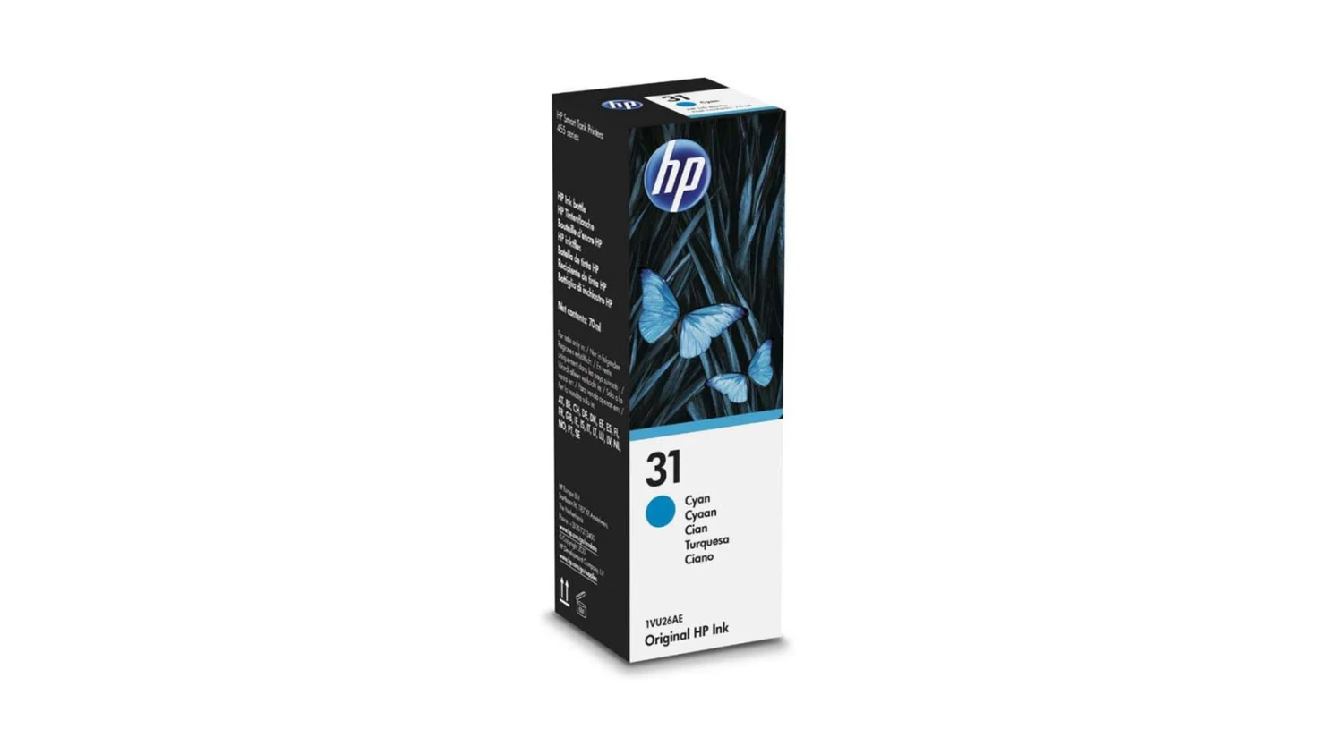 HP 31 Bouteille d'encre cyan