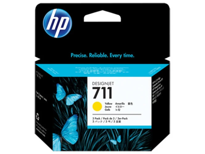 HP 711 Tintenpatrone gelb
