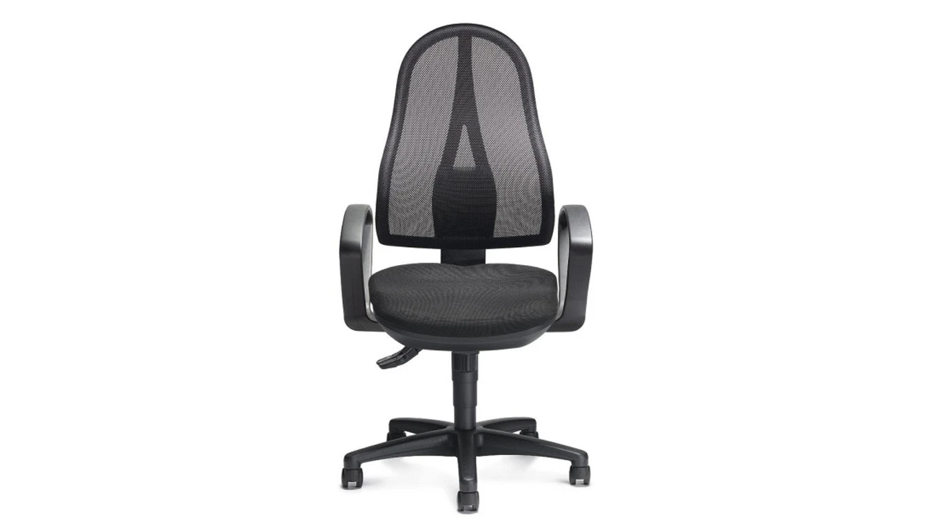 Chaise de bureau Comfort NET, pivotante avec accoudoir