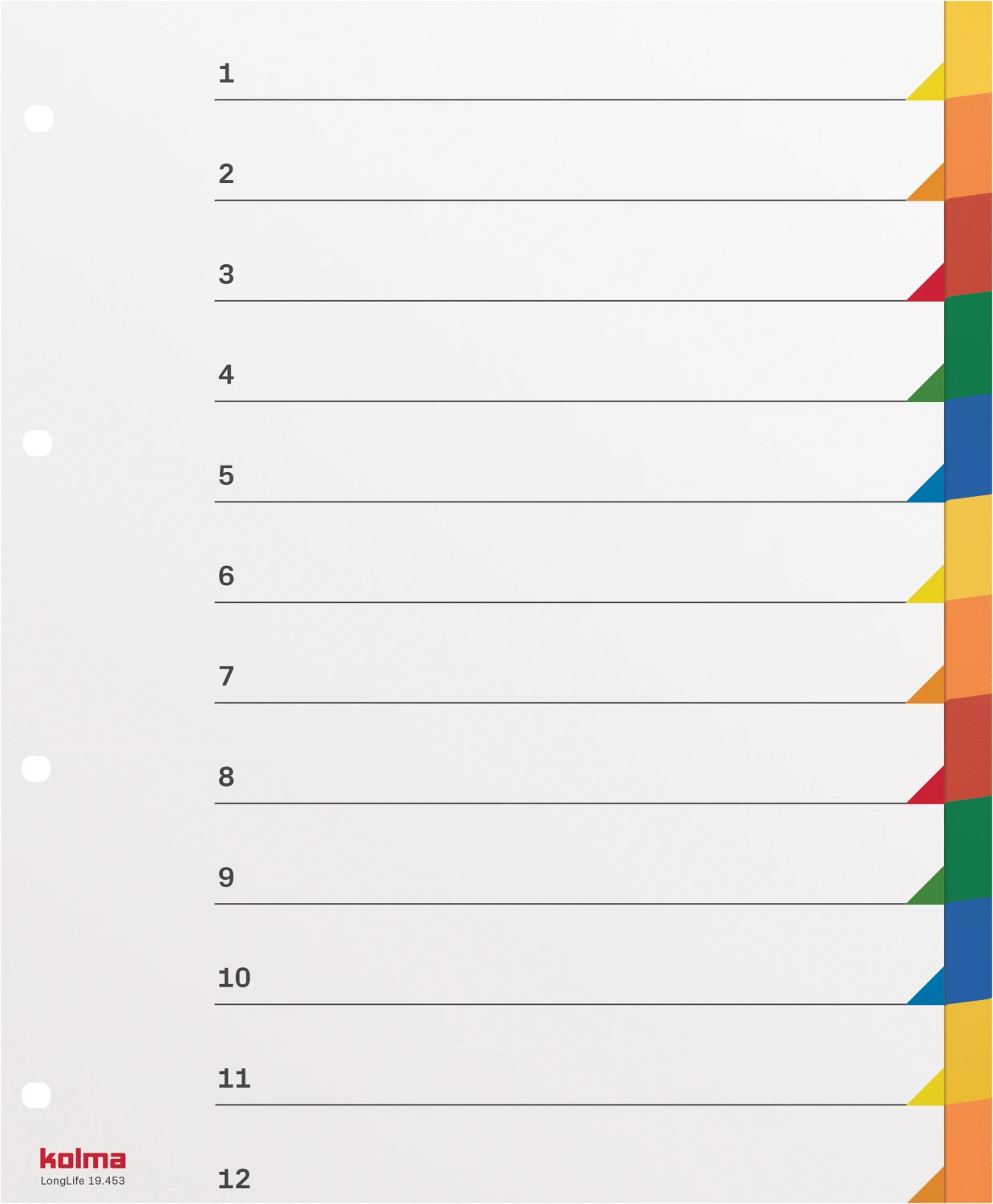 KOLMA Répertoire neutre Superstrong XL 12 parties