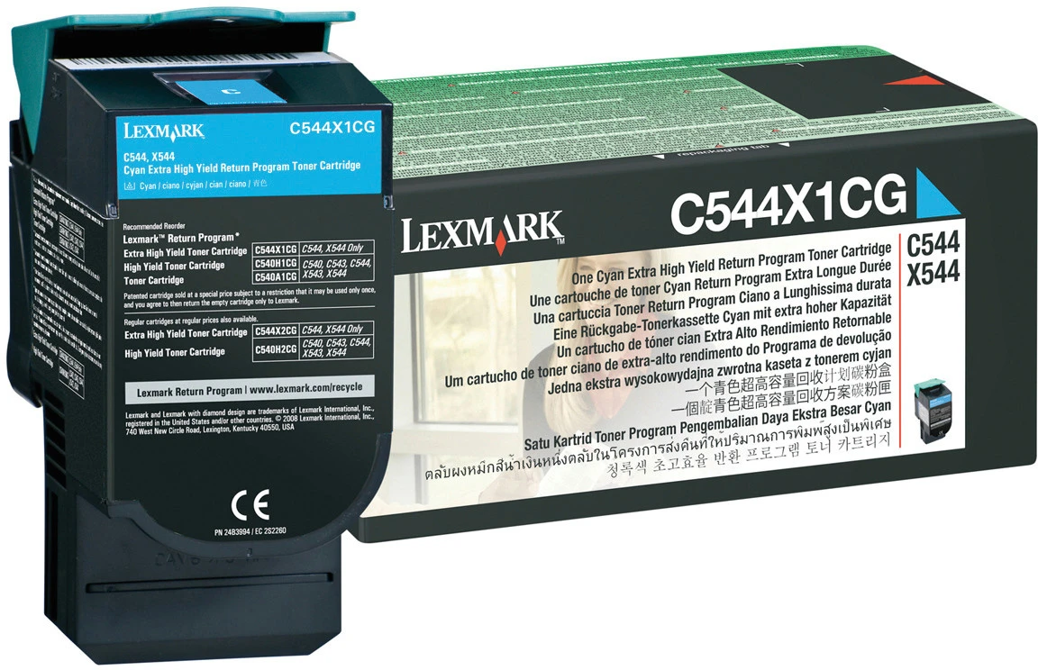 LEXMARK C544X1CG Toner cyan