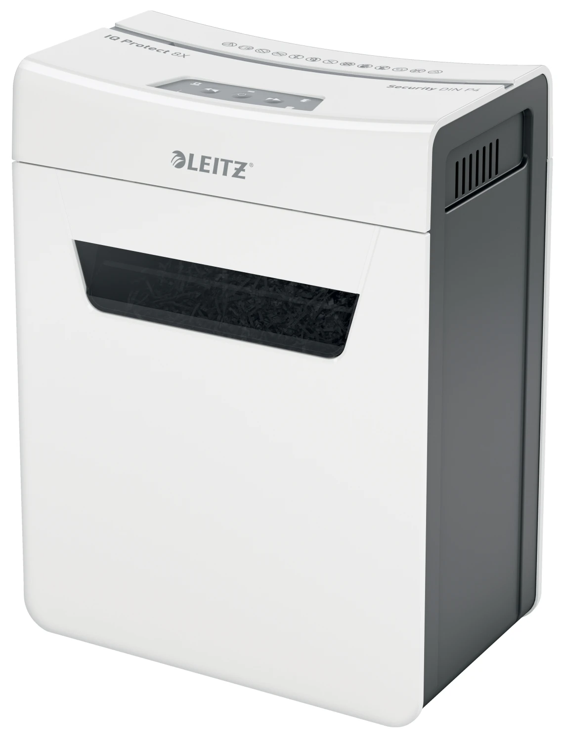 LEITZ Destructeur documents IQ Protect 8X, P-4, 14lt