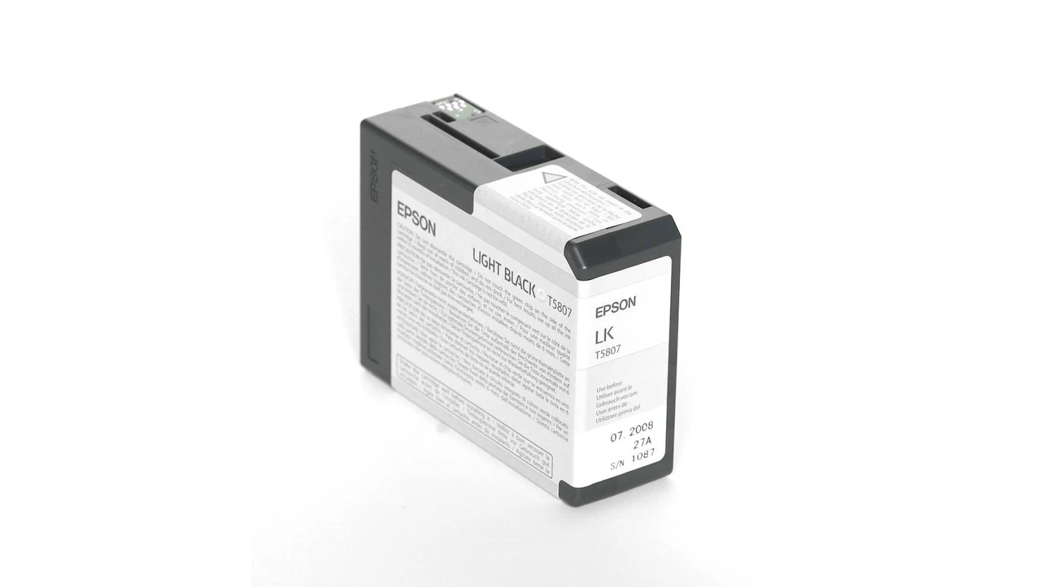 EPSON T580700 Tintenpatrone light schwarz