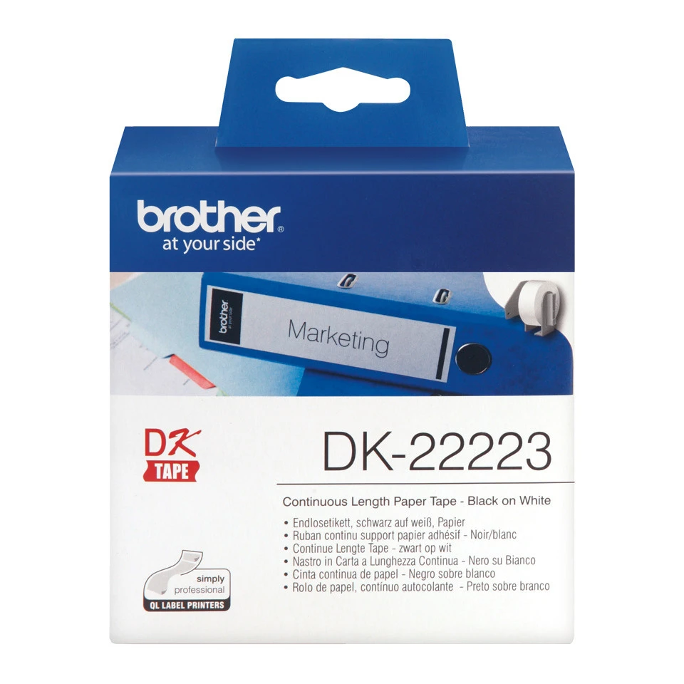 BROTHER P-TOUCH DK-22223 Endlosetikettenrolle