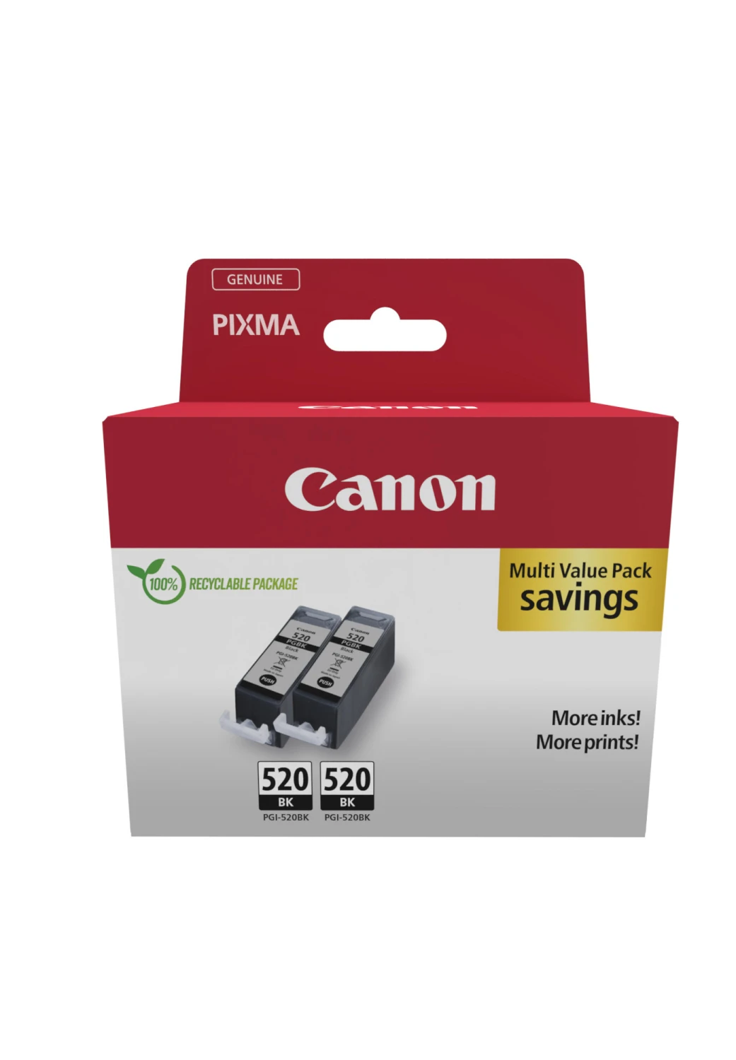 CANON PGI-520BKT Twin Pack Tintenpatrone schwarz