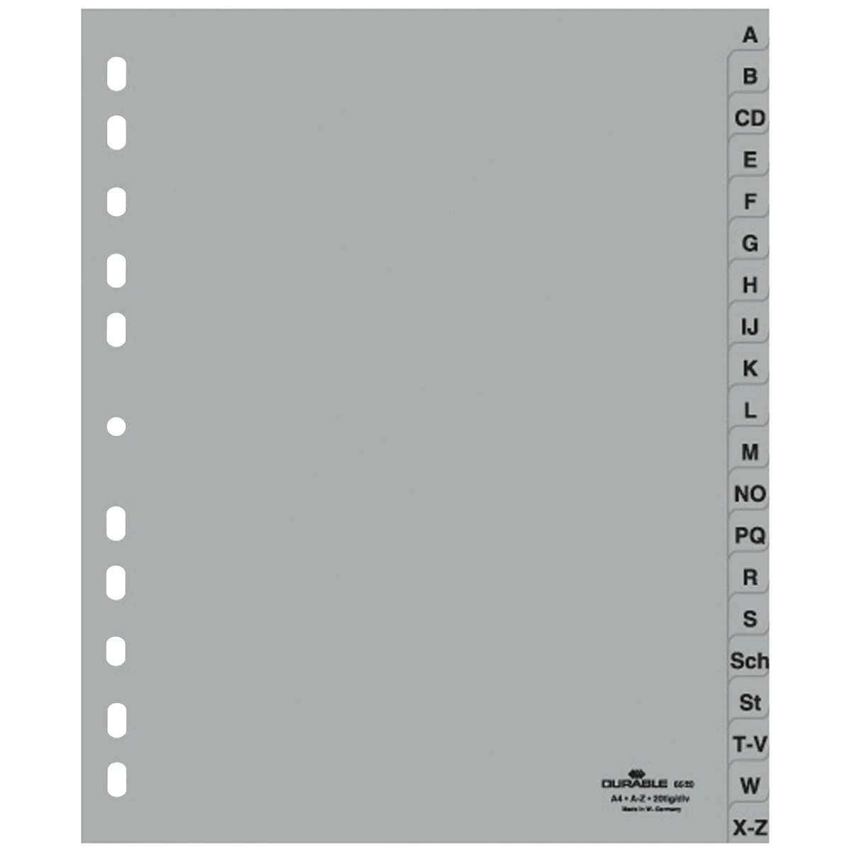 DURABLE Register A - Z