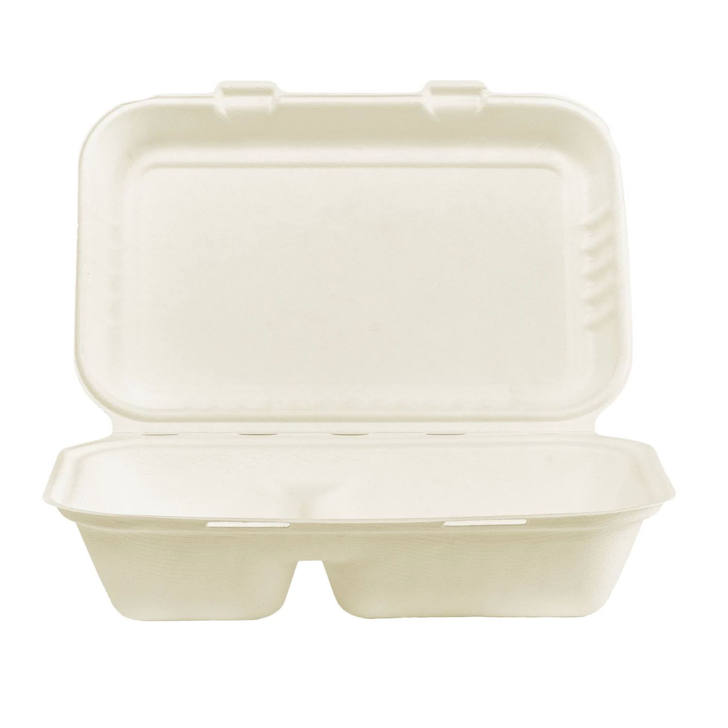 Menü-Box zweigeteilt rechteckig 770 ml, Karton à 250 Stück